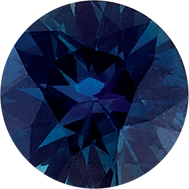 Calibrated Brilliant Round AA Grade Blue Natural Sapphire