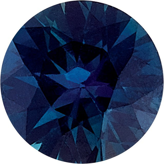 Calibrated Brilliant Round AA Grade Blue Natural Sapphire