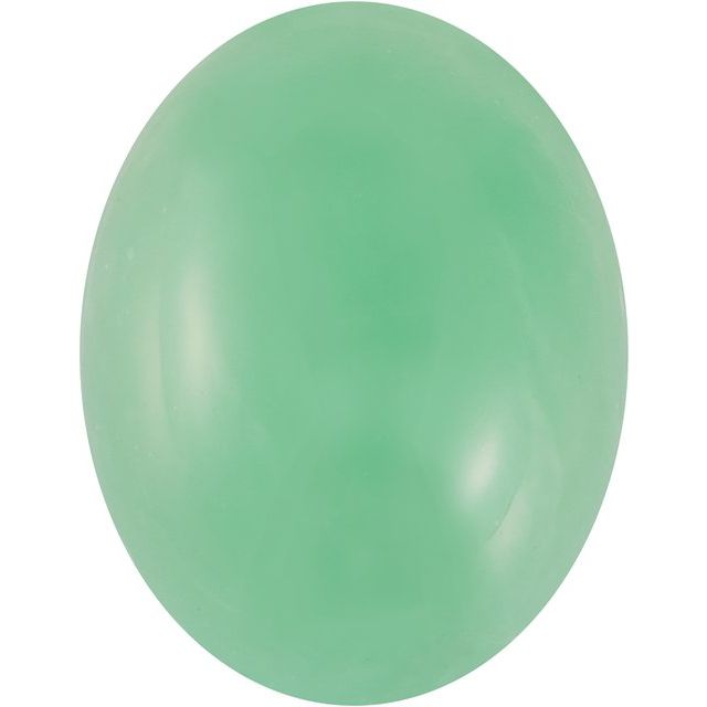 Calibrated Cabochon Oval Standard Grade Green Natural Chrysoprase
