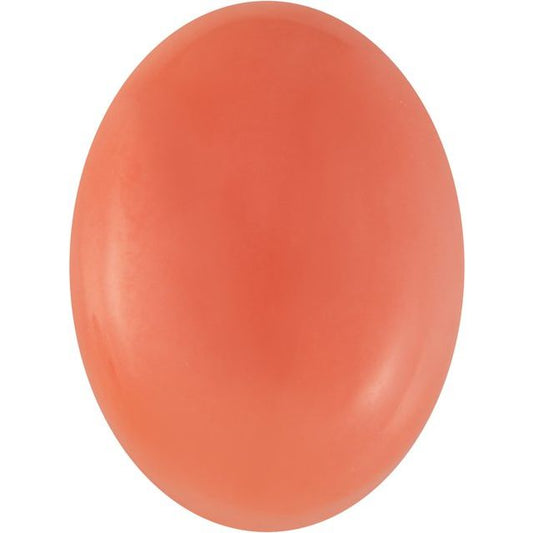 Calibrated Cabochon Oval Standard Grade Pink Natural Coral