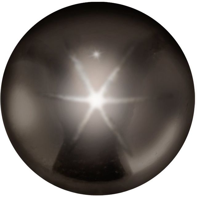 Calibrated Cabochon Round AA Grade Black, Brown Natural Sapphire