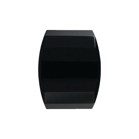 Calibrated Fantasy-Roll Top Barrel Standard Grade Black Natural Onyx