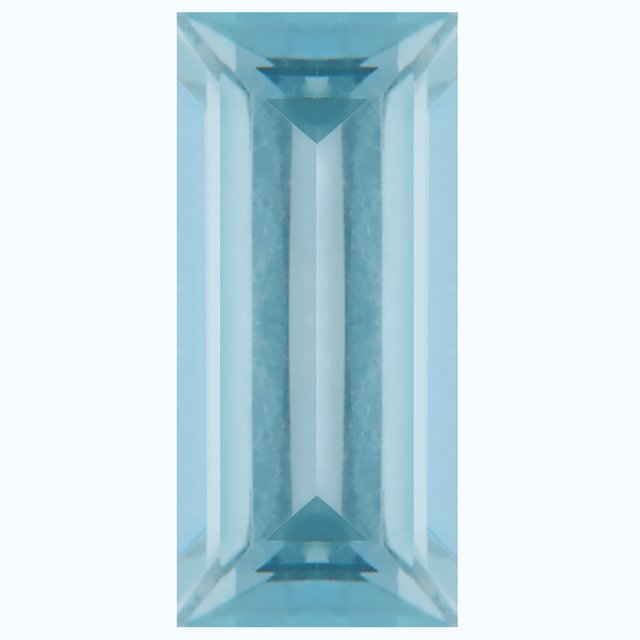 Calibrated Straight Baguette A Grade Blue, Teal Natural Aquamarine