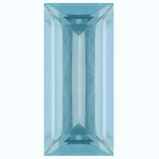 Calibrated Straight Baguette A Grade Blue, Teal Natural Aquamarine
