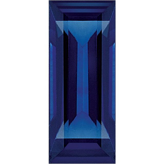 Calibrated Straight Baguette AA Grade Blue Natural Sapphire