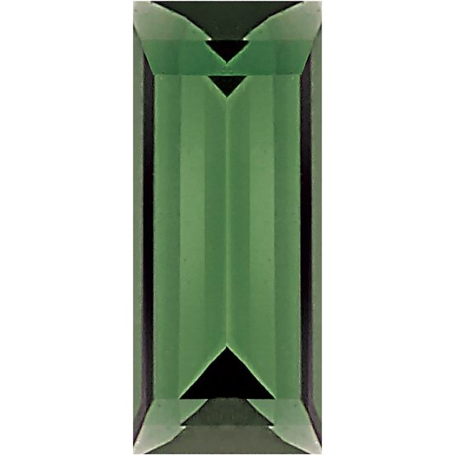 Calibrated Straight Baguette AA Grade Green Natural Tourmaline