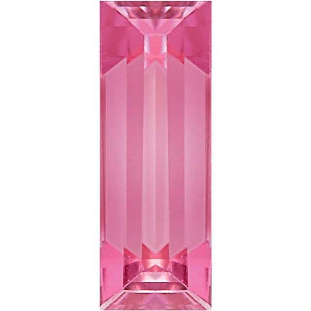 Calibrated Straight Baguette AA Grade Pink Natural Tourmaline