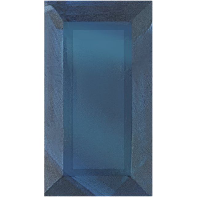Calibrated Straight Baguette Commercial Grade Blue Natural Sapphire