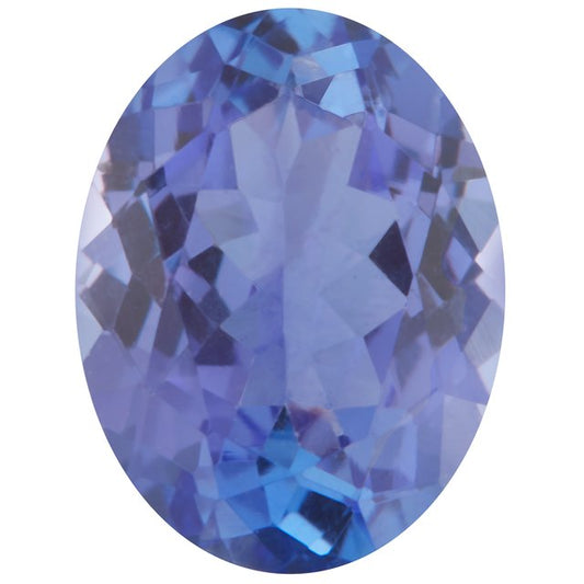 Calibrated Oval AA Grade Blue, Purple Natural Tanzanite