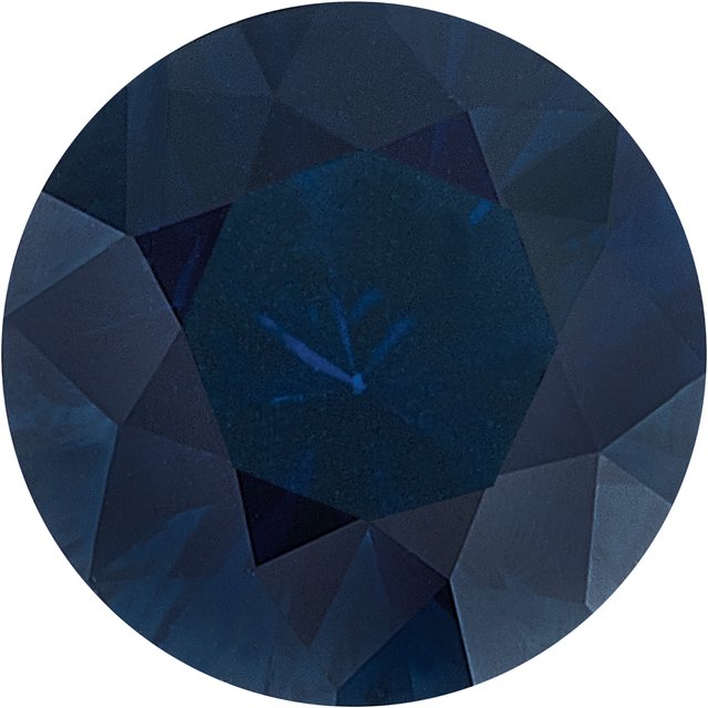 Calibrated Brilliant Round B Grade Blue Natural Sapphire