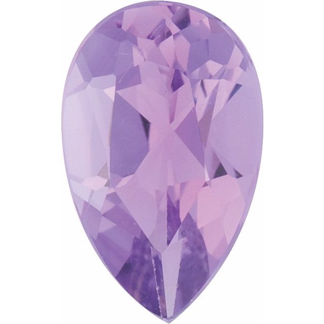 Calibrated Pear B Grade Purple Natural Amethyst