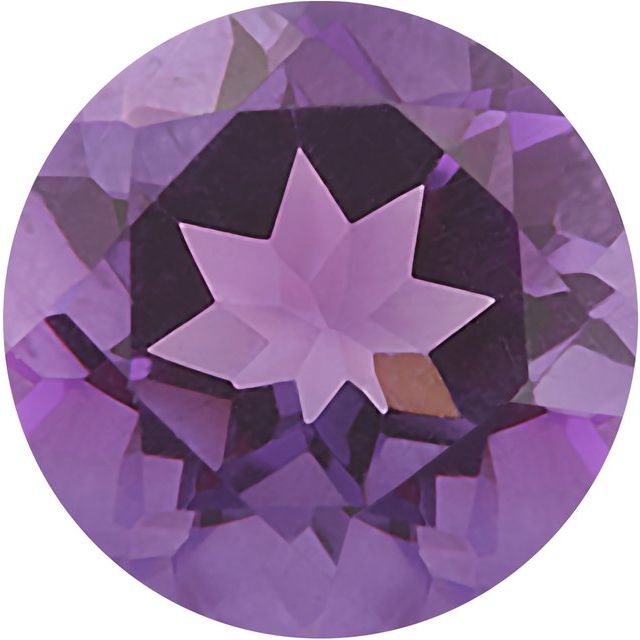 Calibrated Round AA Grade Purple Natural Amethyst