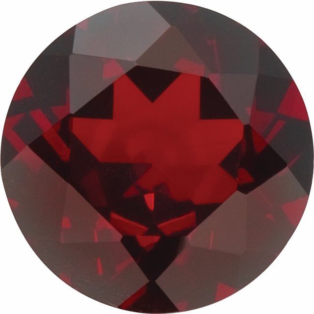 Calibrated Round AA Grade Orange, Red Natural Mozambique Garnet