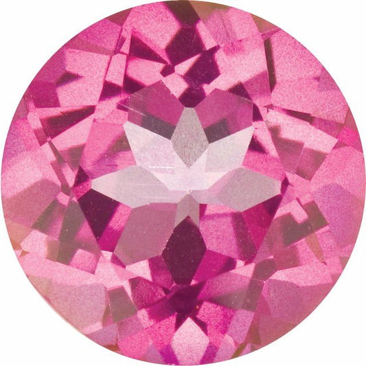 Calibrated Round AA Grade Pink Natural Mystic Topaz