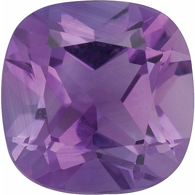 Calibrated Cushion A Grade Purple Natural Amethyst
