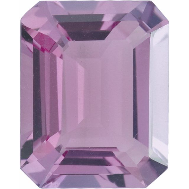 Calibrated Emerald Cut B Grade Purple Natural Amethyst