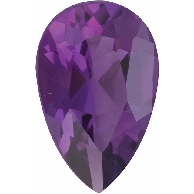 Calibrated Pear AA Grade Purple Natural Amethyst