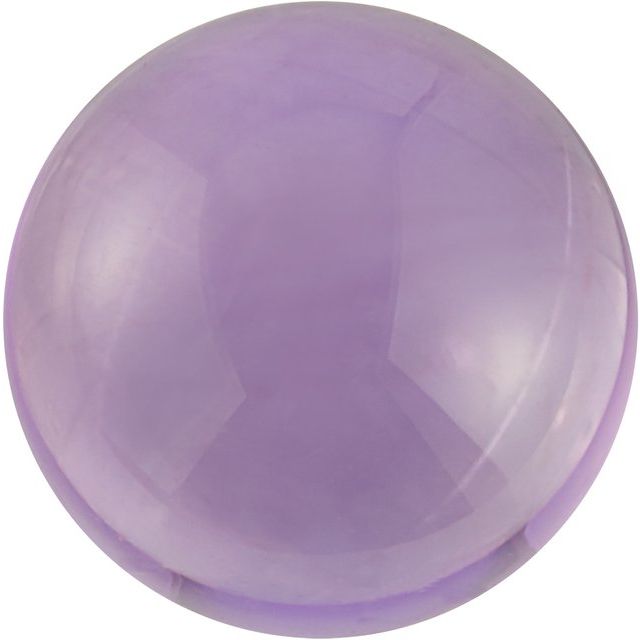 Calibrated Cabochon Round AA Grade Purple Natural Amethyst