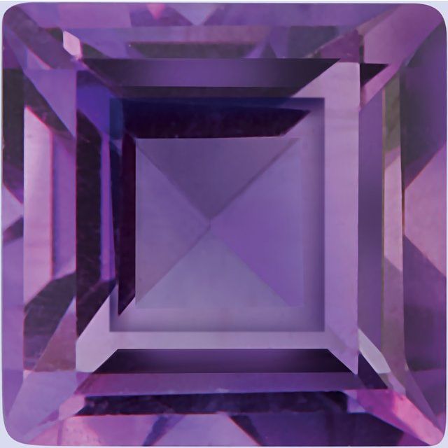 Calibrated Square AA Grade Purple Natural Amethyst