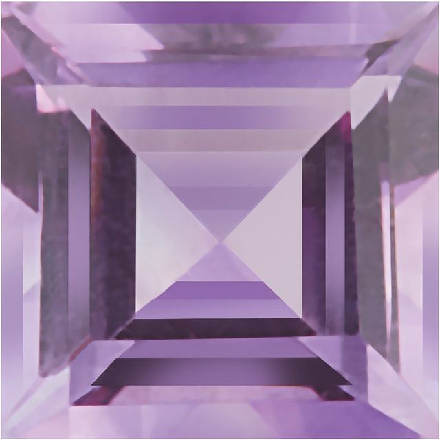 Calibrated Square B Grade Purple Natural Amethyst