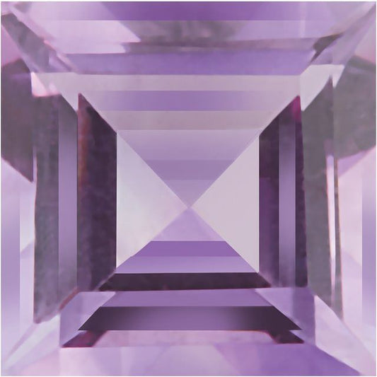 Calibrated Square B Grade Purple Natural Amethyst