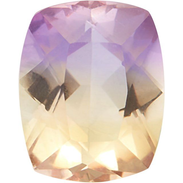 Calibrated Antique Cushion AA Grade Purple, Yellow Natural Ametrine