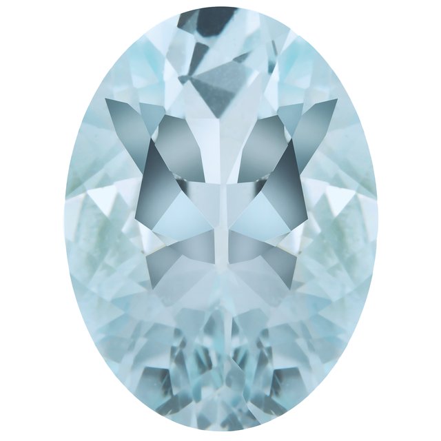 Calibrated Oval B Grade Blue, Teal Natural Aquamarine