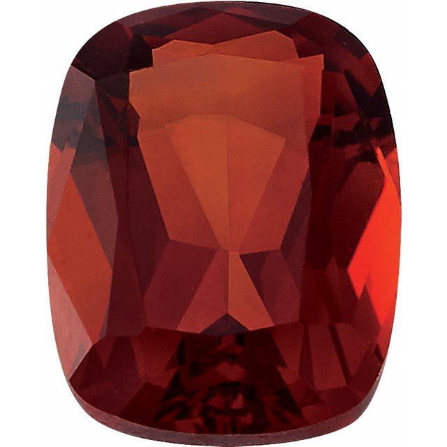 Calibrated Antique Cushion Madeira Grade Orange, Red Natural Citrine