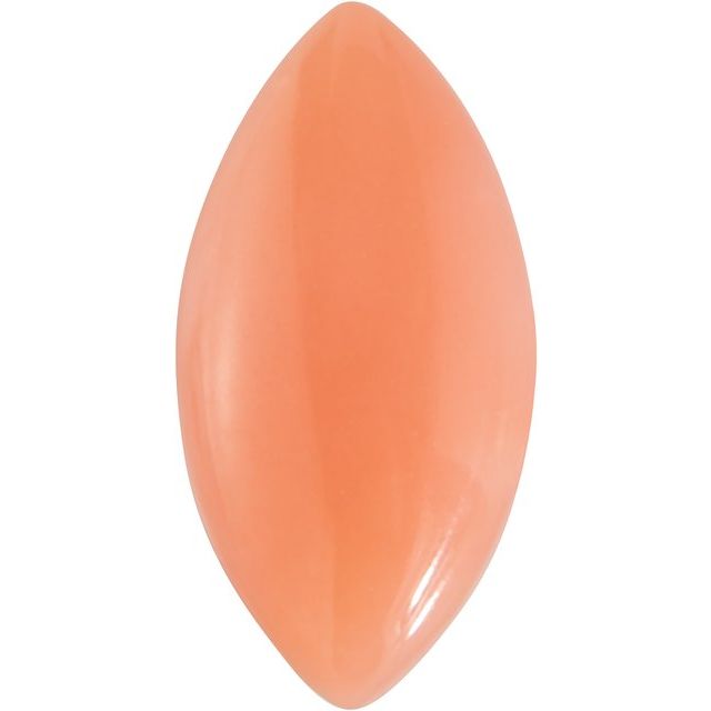 Calibrated Cabochon Marquise Standard Grade Pink Natural Coral