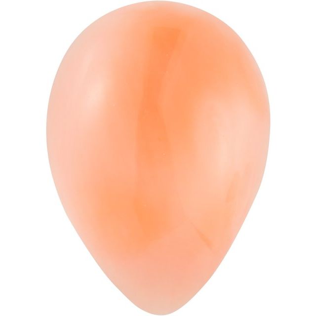 Calibrated Cabochon Pear Standard Grade Pink Natural Coral
