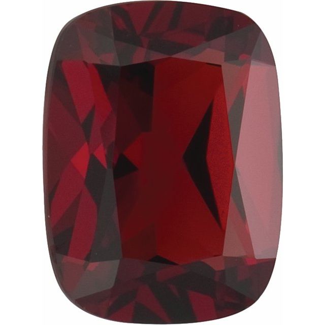 Calibrated Antique Cushion AA Grade Orange, Red Natural Mozambique Garnet
