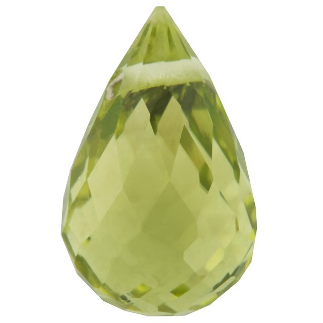 Calibrated Briolette AA Grade Green Natural Peridot