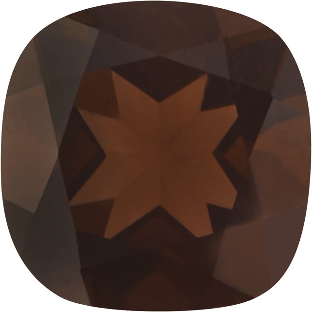 Calibrated Cushion AA Grade Brown Natural Quartz