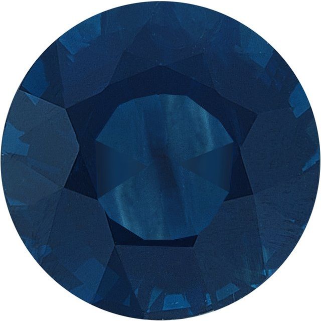 Calibrated Round B Grade Blue Natural Sapphire