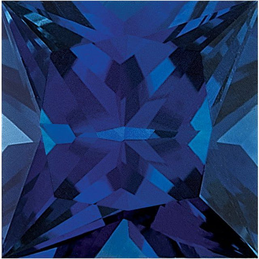 Calibrated Princess Cut Square AA Grade Blue Natural Sapphire
