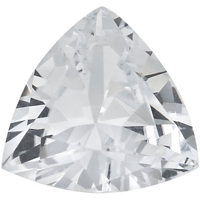 Calibrated Trillion AA Grade White Natural Sapphire