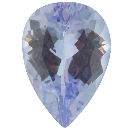 Calibrated Pear A Grade Blue, Purple Natural Tanzanite
