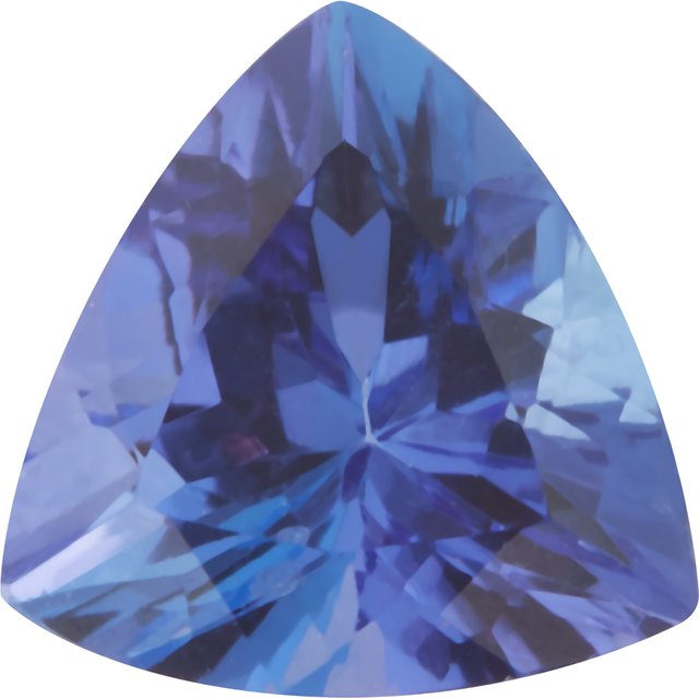 Calibrated Trillion AAA Grade Blue, Purple Natural Tanzanite