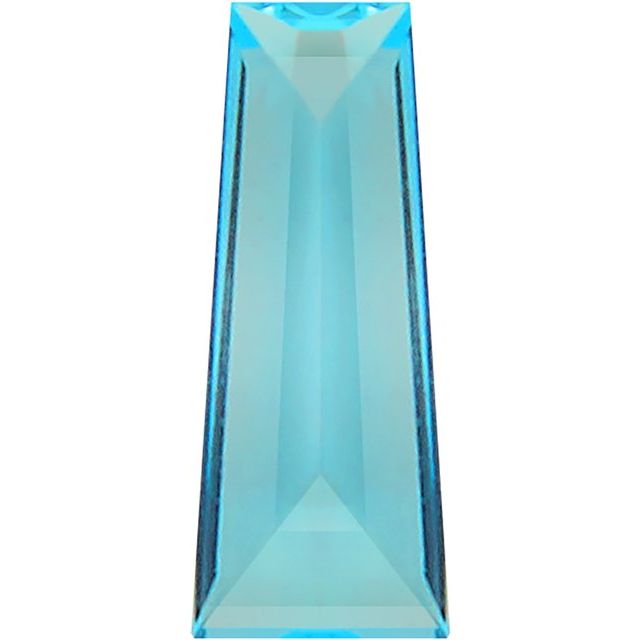 Calibrated Tapered Baguette AA Grade Blue Natural Topaz