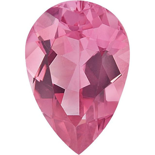 Calibrated Pear AA Grade Pink Natural Tourmaline