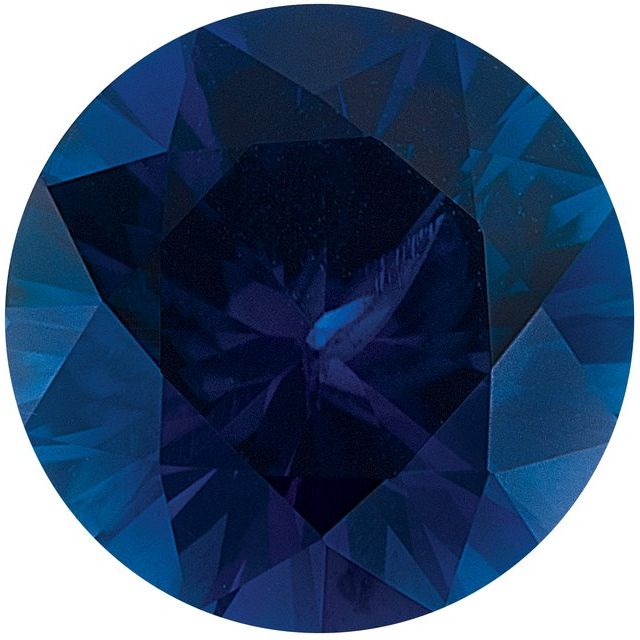 Calibrated Brilliant Round A Grade Blue Natural Sapphire