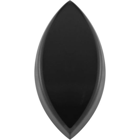 Calibrated Buff Top-cut Marquise Standard Grade Black Natural Onyx