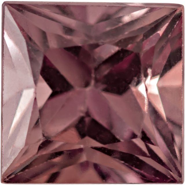 Calibrated Princess Cut Square AA Grade Berry Natural Sapphire