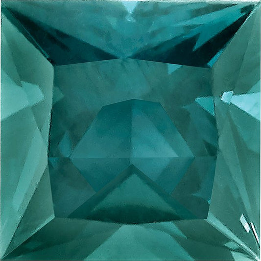 Calibrated Princess Cut Square AA Grade Teal Natural Sapphire