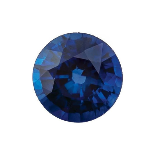 Calibrated Brilliant Round B Grade Blue Natural Sapphire