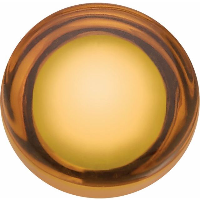 Calibrated Cabochon Round AA Grade Yellow Natural Citrine