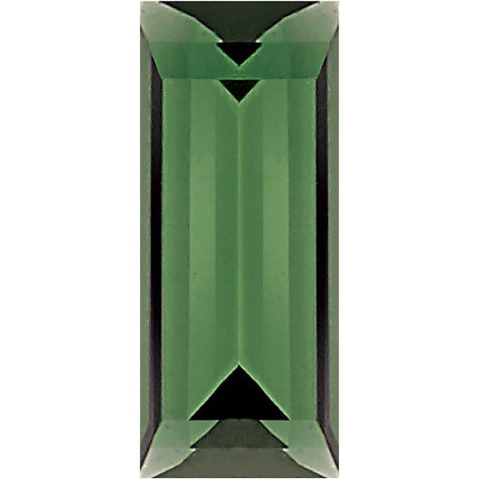 Calibrated Straight Baguette AA Grade Green Natural Tourmaline