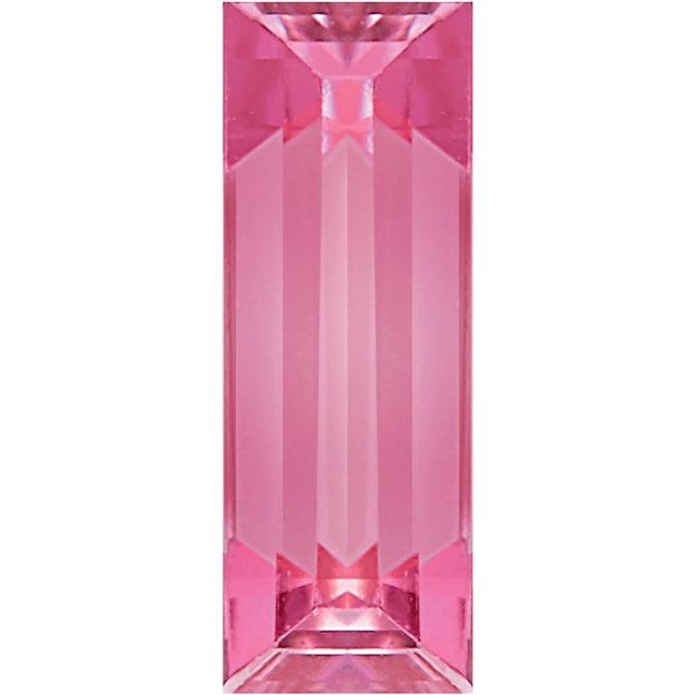 Calibrated Straight Baguette AA Grade Pink Natural Tourmaline