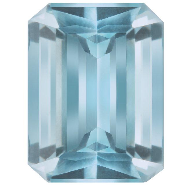 Calibrated Emerald Cut AA Grade Blue, Teal Natural Aquamarine