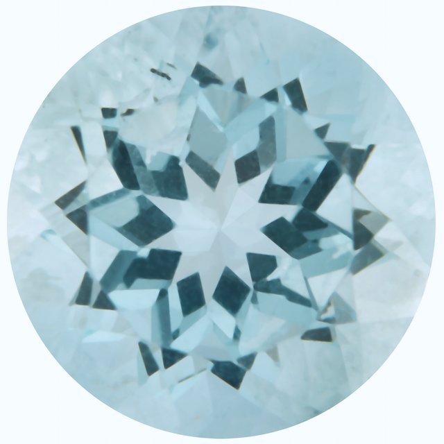 Calibrated Round A Grade Blue, Teal Natural Aquamarine